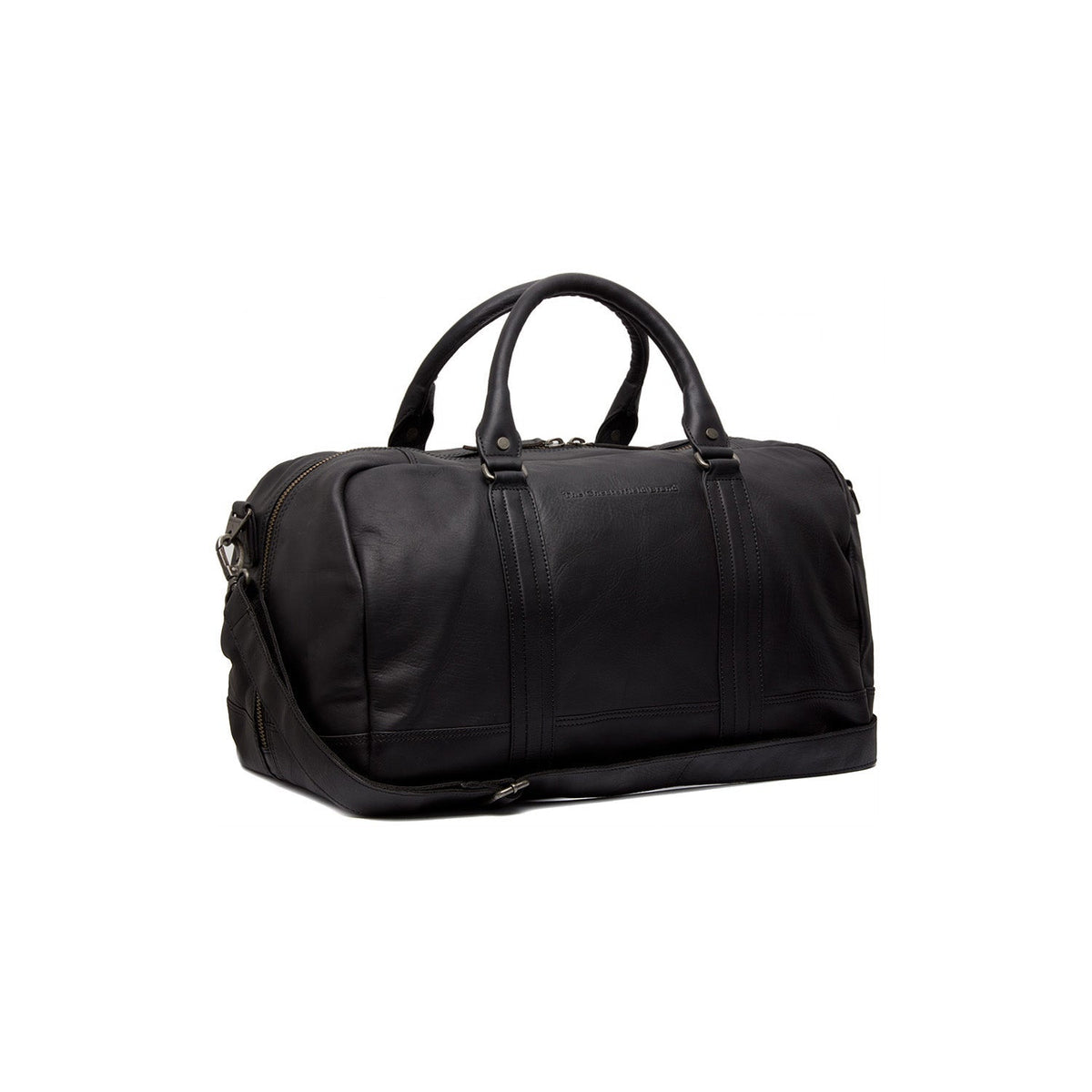 Perth Full-Grain Leather Weekender Bag نسائي in Classic 100% Full-Grain Leather - Full Exterior Front Profile View | Buy Online
