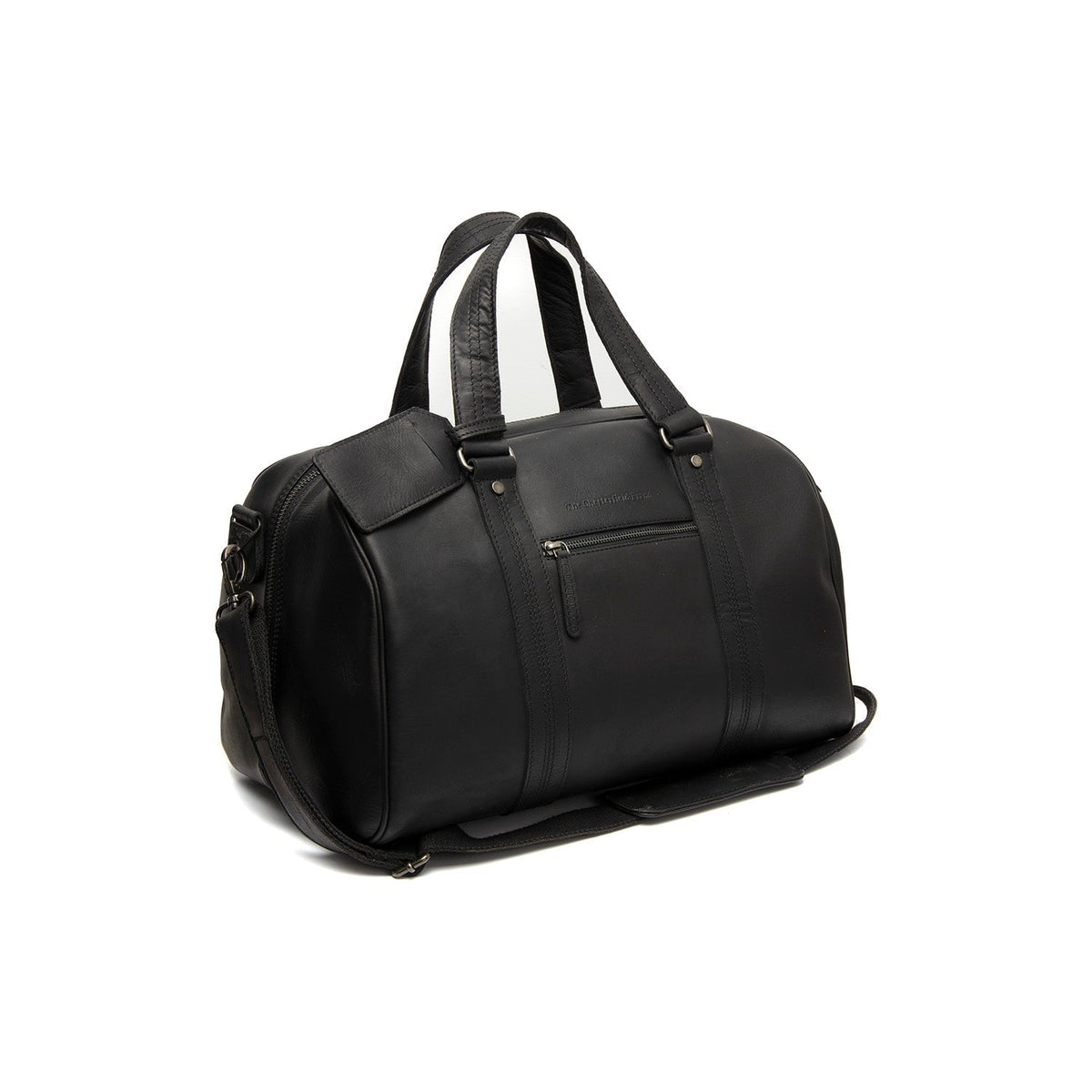 Volenza Full-Grain Leather Weekender Bag نسائي in Classic 100% Full-Grain Leather - Full Exterior Front Profile View | Buy Online