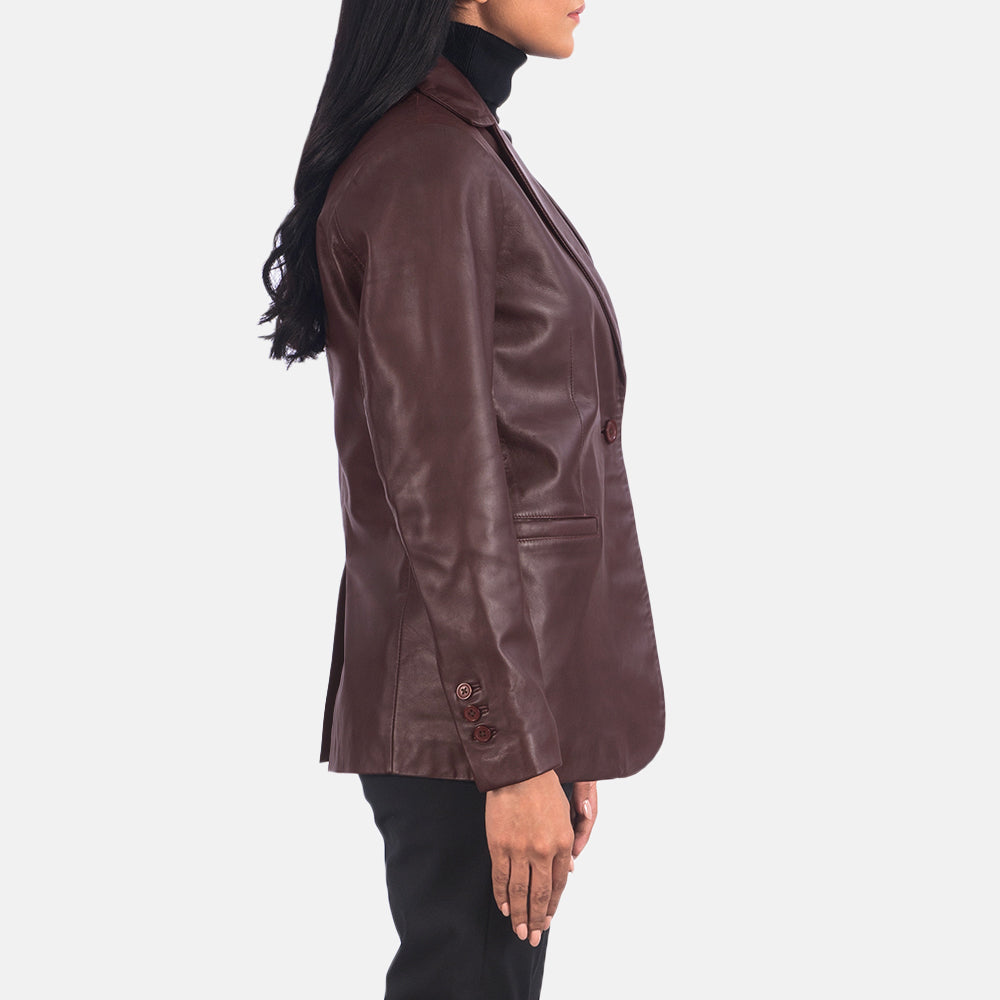 Norma بليزر جلد نسائي – alternate product view 5