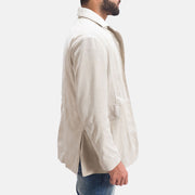 
تفاصيل مقربة of Notch & Button Hardware on Professor By Day Suede بليزر جلد رسمي رجالي