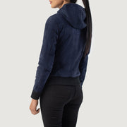 
Rebella Hooded جاكيت بومبر جلد نسائي – alternate product view 5