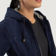 
Rebella Hooded جاكيت بومبر جلد نسائي – alternate product view 6