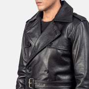 Authentic Cowhide Leather with Semi-aniline Finish Grain Texture &amp; Heavy-Duty Seam Stitching Detail