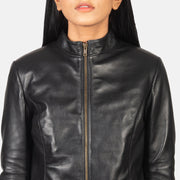 
Rumella جاكيت بايكر جلد طبيعي نسائي – alternate product view 6