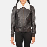 Stella G-1 جاكيت بومبر جلد نسائي – alternate product view 4