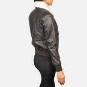 Stella G-1 جاكيت بومبر جلد نسائي – alternate product view 5