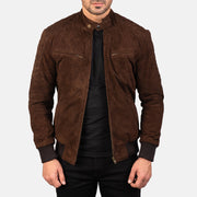 Sven جاكيت بومبر جلد رجالي – alternate product view 1