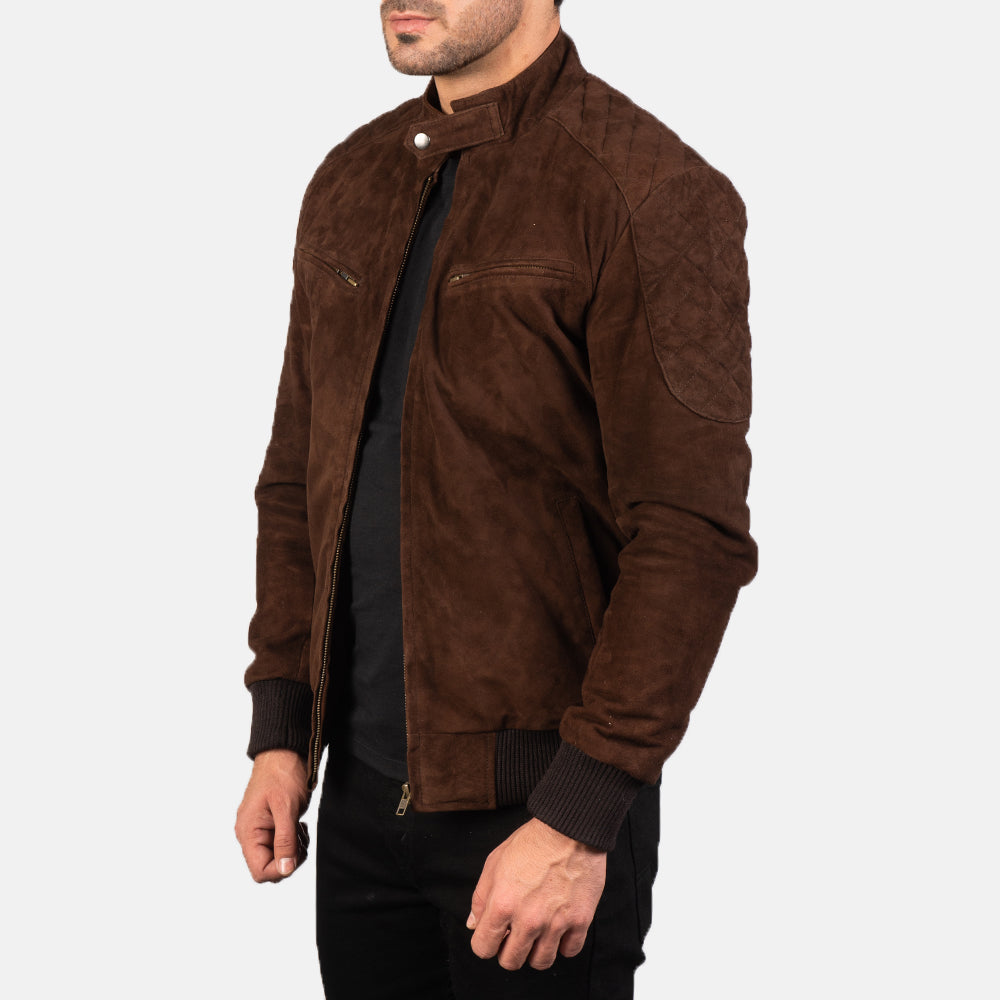 Sven جاكيت بومبر جلد رجالي – alternate product view 2