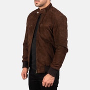Sven جاكيت بومبر جلد رجالي – alternate product view 2