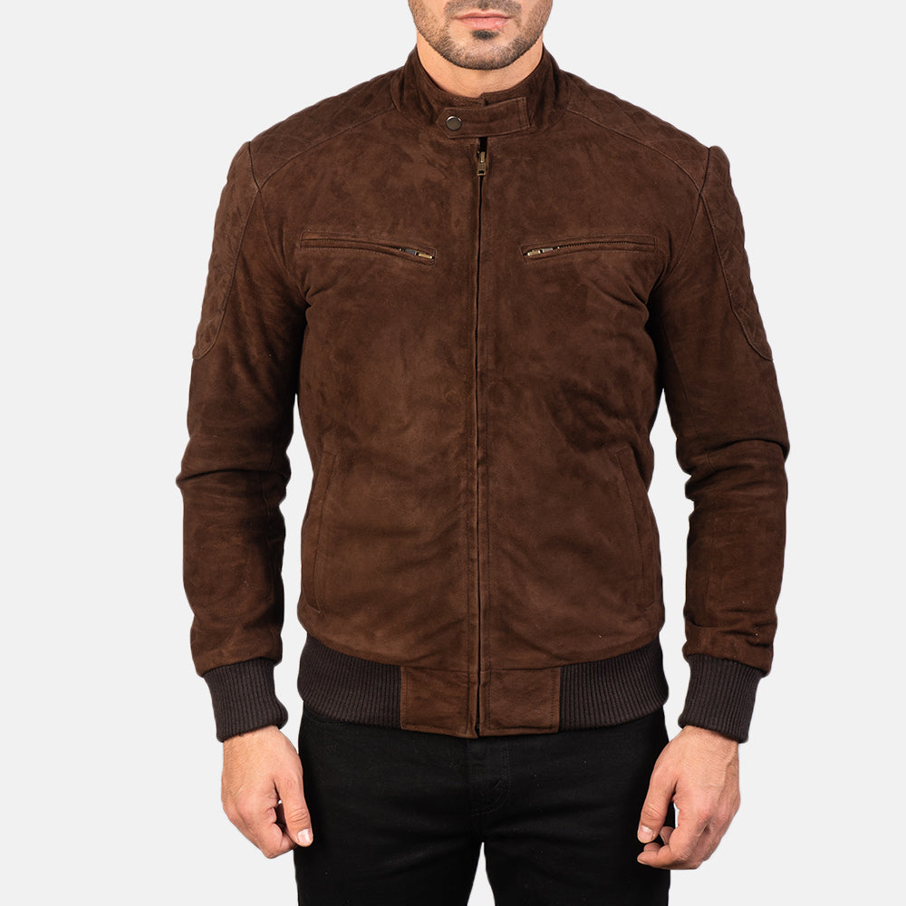 Sven جاكيت بومبر جلد رجالي – alternate product view 4