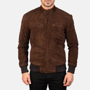 Sven جاكيت بومبر جلد رجالي – alternate product view 4