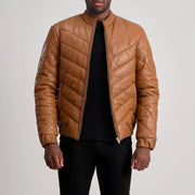 Travis جاكيت جلد رجالي – alternate product view 1