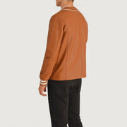 Willis Varsity جاكيت جلد رجالي – alternate product view 5
