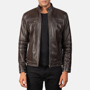 Youngster جاكيت بايكر جلد رجالي – alternate product view 1