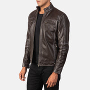 Youngster جاكيت بايكر جلد رجالي – alternate product view 2
