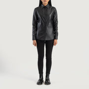 Zenith Shirt جاكيت جلد نسائي – alternate product view 3