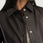 Zenith Shirt جاكيت جلد نسائي – alternate product view 6